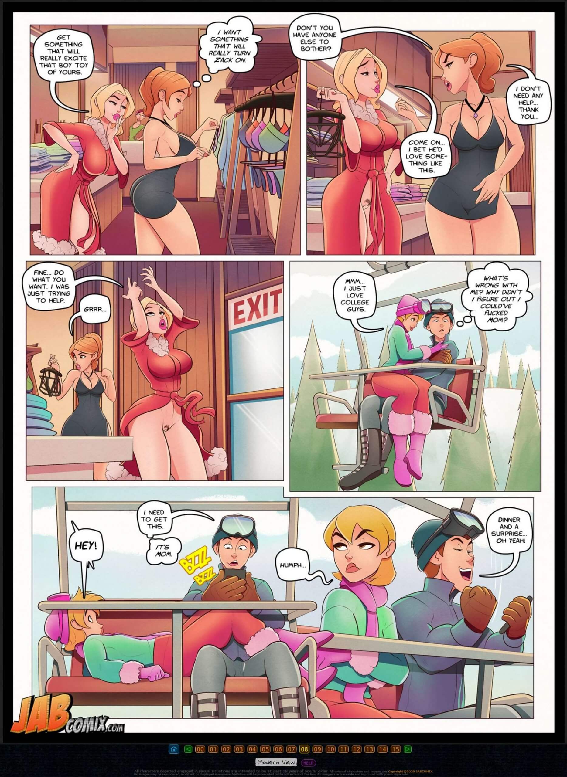 Snowed In Issue By Jab Comix Sex Comics Cartoon Porn Adult Anime Hentai Manga